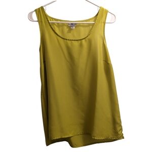 Worthington Vibrant Green Sleeveless Top L